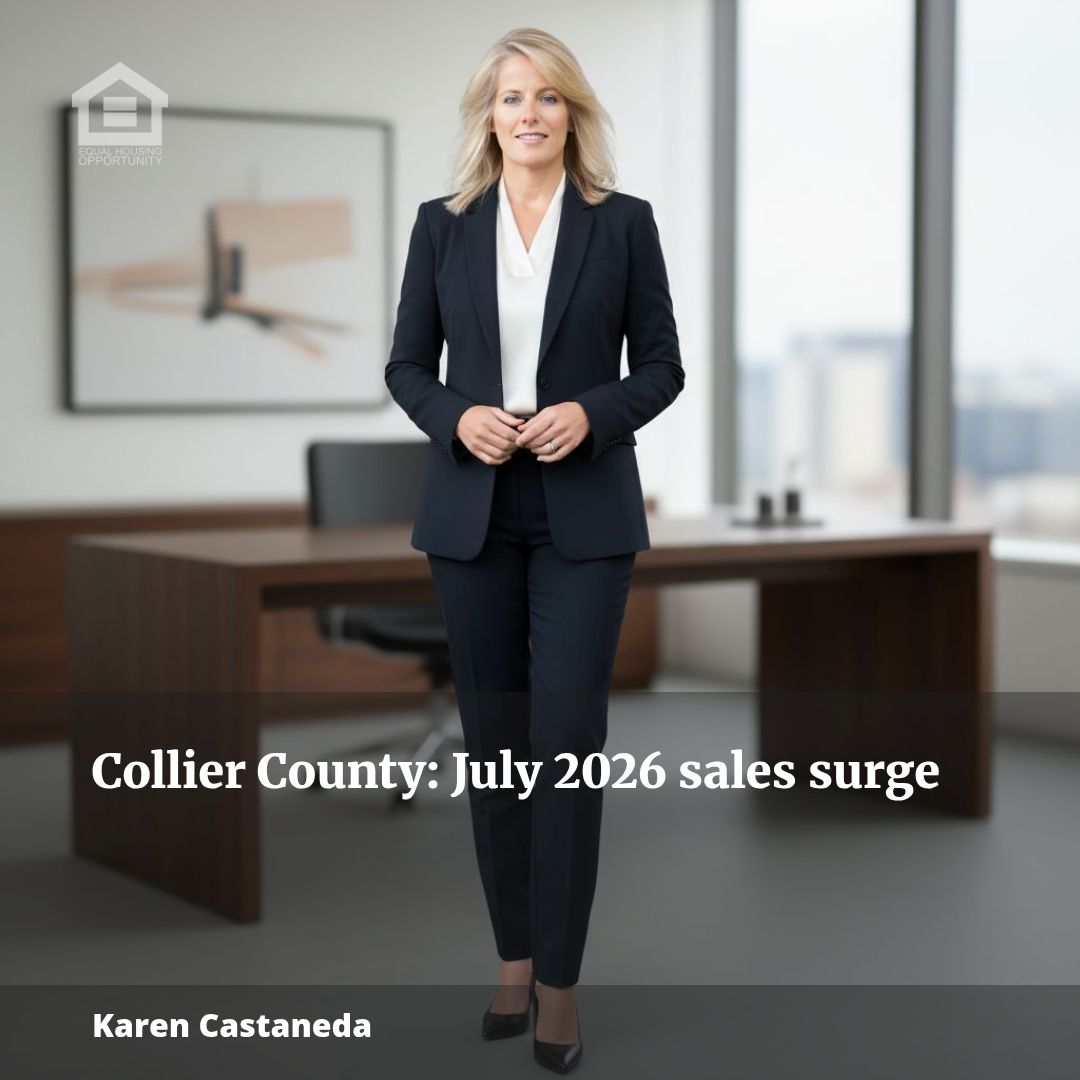 Collier County Sees Strong Sales and Listing Surge in July 2026
