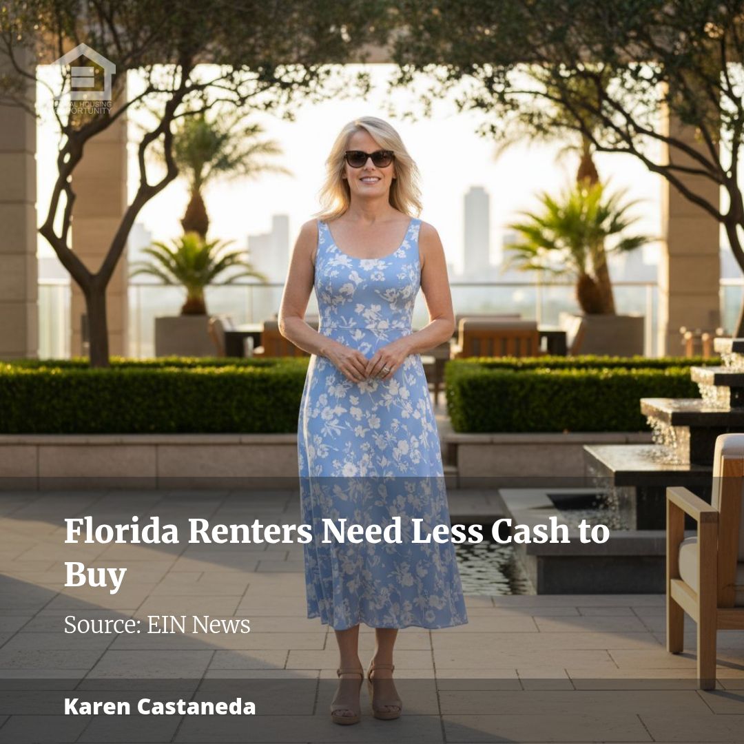 Florida Renters May Need Less Cash to Buy a Home Than Traditionally Expected